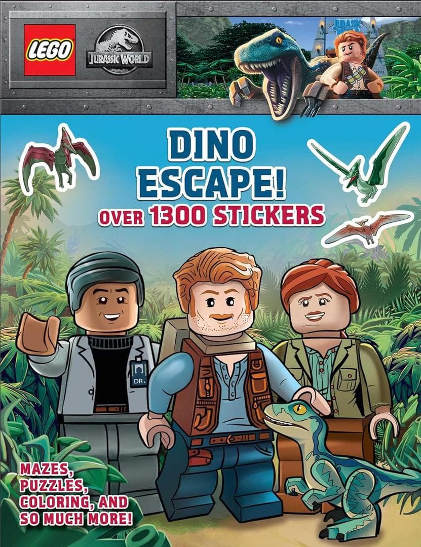 Jurassic World: Dino Escape: Over 1300 Stickers collectible