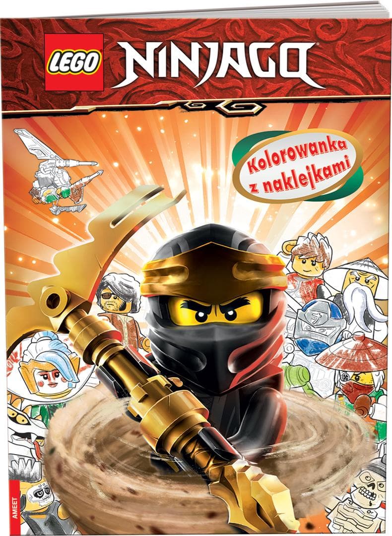 Ninjago: Kolorowanka z Naklejkami collectible