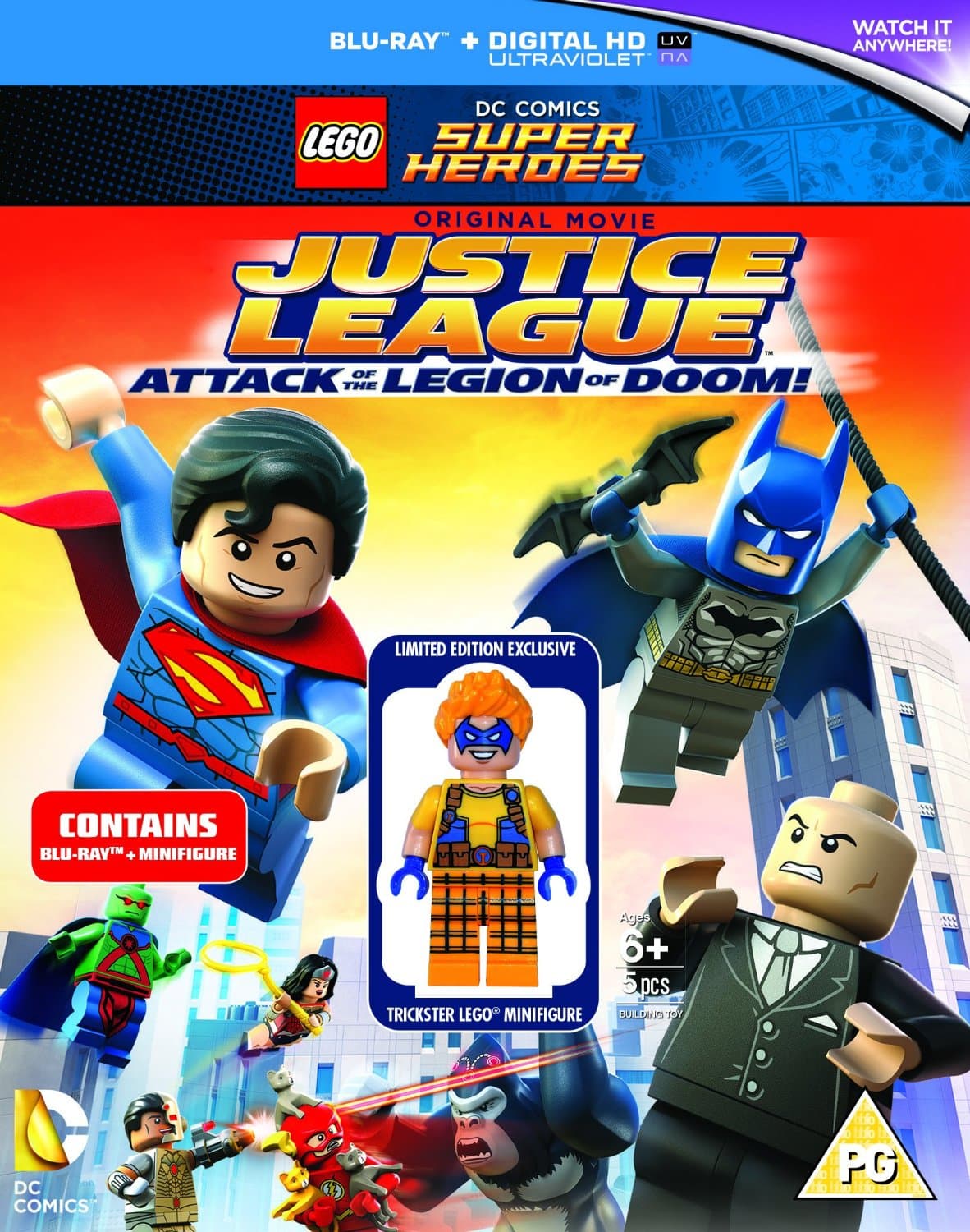 DC Comics Super Heroes: Justice League: Attack of the Legion of Doom! (Blu-ray + Digital) collectible