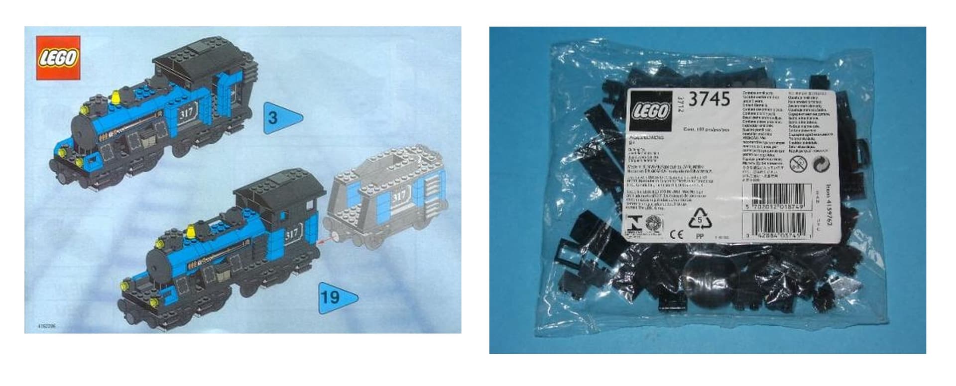 Large Train Engine Black collectible