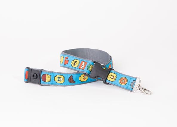 Minifigure Emoji Lanyard (Blue) collectible