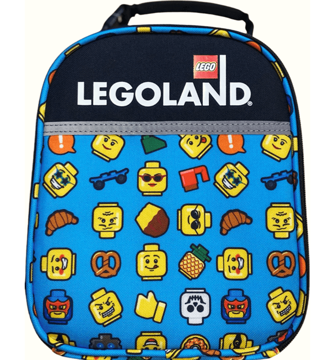 Minifigure Emoji Lunch Bag (Blue) collectible