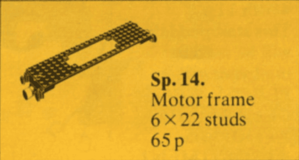 Train Motor Plate with Coupler collectible