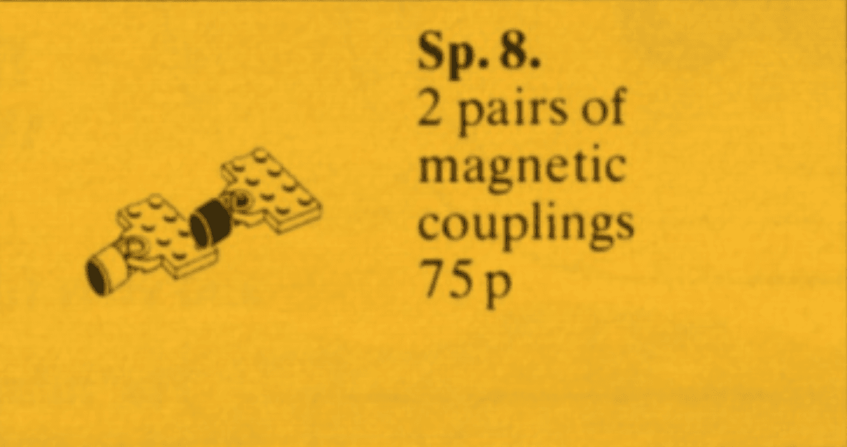 Magnetic Train Couplers with Plates collectible