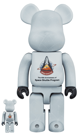 SPACE SHUTTLE BE@RBRICK 100% & 400% collectible