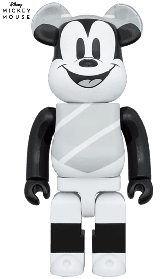 BE@RBRICK HAT AND PONCHO MICKEY 1000% collectible