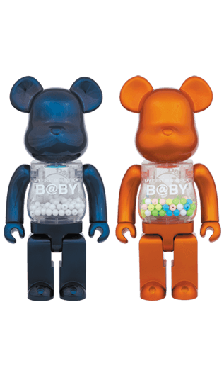 MY FIRST BE@RBRICK Pearl Orange Ver. 400% collectible