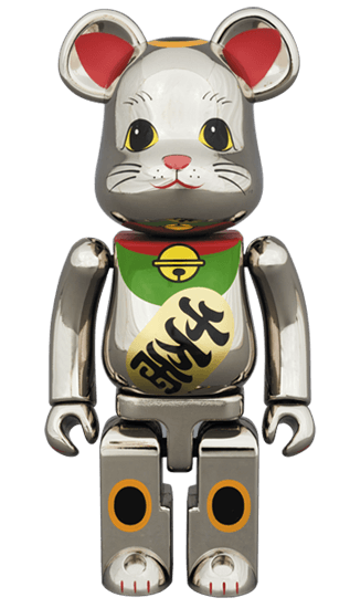 超合金 BE@RBRICK 招き猫 銀メッキ collectible