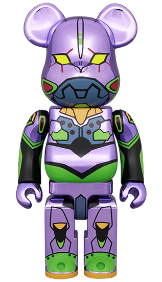 BE@RBRICK エヴァンゲリオン初号機 (新塗装メッキ版) 400% collectible