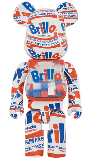 BE@RBRICK ANDY WARHOL "Brillo" 2022 1000% collectible