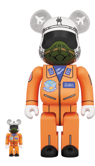 1964 BLUE IMPULSE BE@RBRICK 100% & 400% collectible