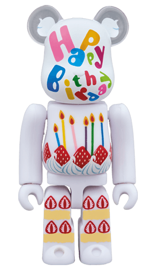 BE@RBRICK グリーティング 誕生日2 PLUS 100% collectible