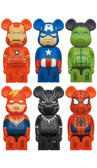 cleverin BE@RBRICK MARVEL collectible