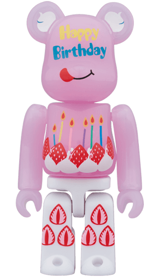 BE@RBRICK グリーティング 誕生日 PLUS 100% collectible