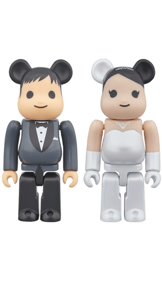 BE@RBRICK グリーティング 結婚 PLUS 100% collectible