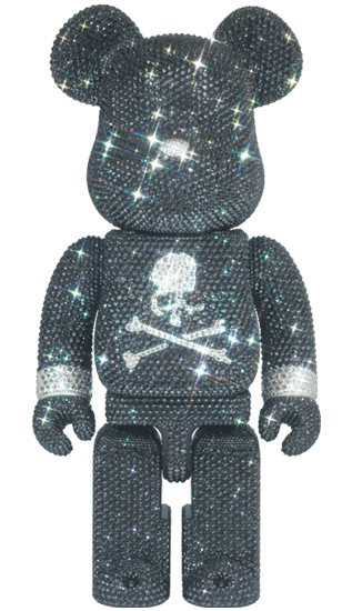 CRYSTAL DECORATE mastermind JAPAN BE@RBRICK 400% collectible