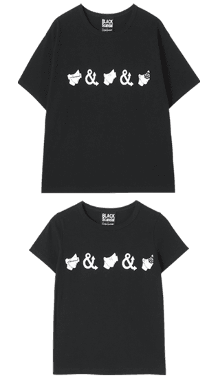 BE@RBRICK BLACK Scandal Yohji Yamamoto × 内田すずめ × S.H.I.P&crew 私の中の私たち T-SHIRT.3(Men's/Women's) collectible