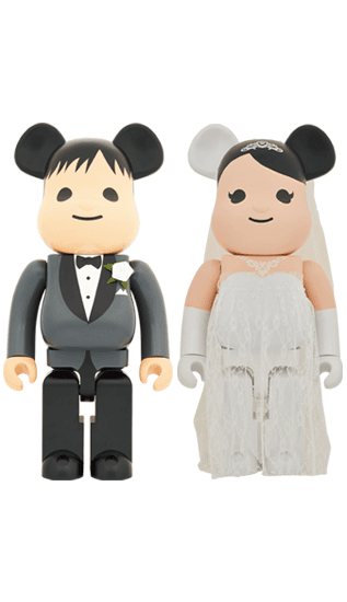 BE@RBRICK グリーティング 結婚 PLUS 1000% collectible