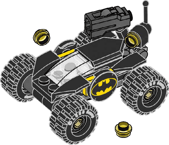 Off-road Batmobile collectible