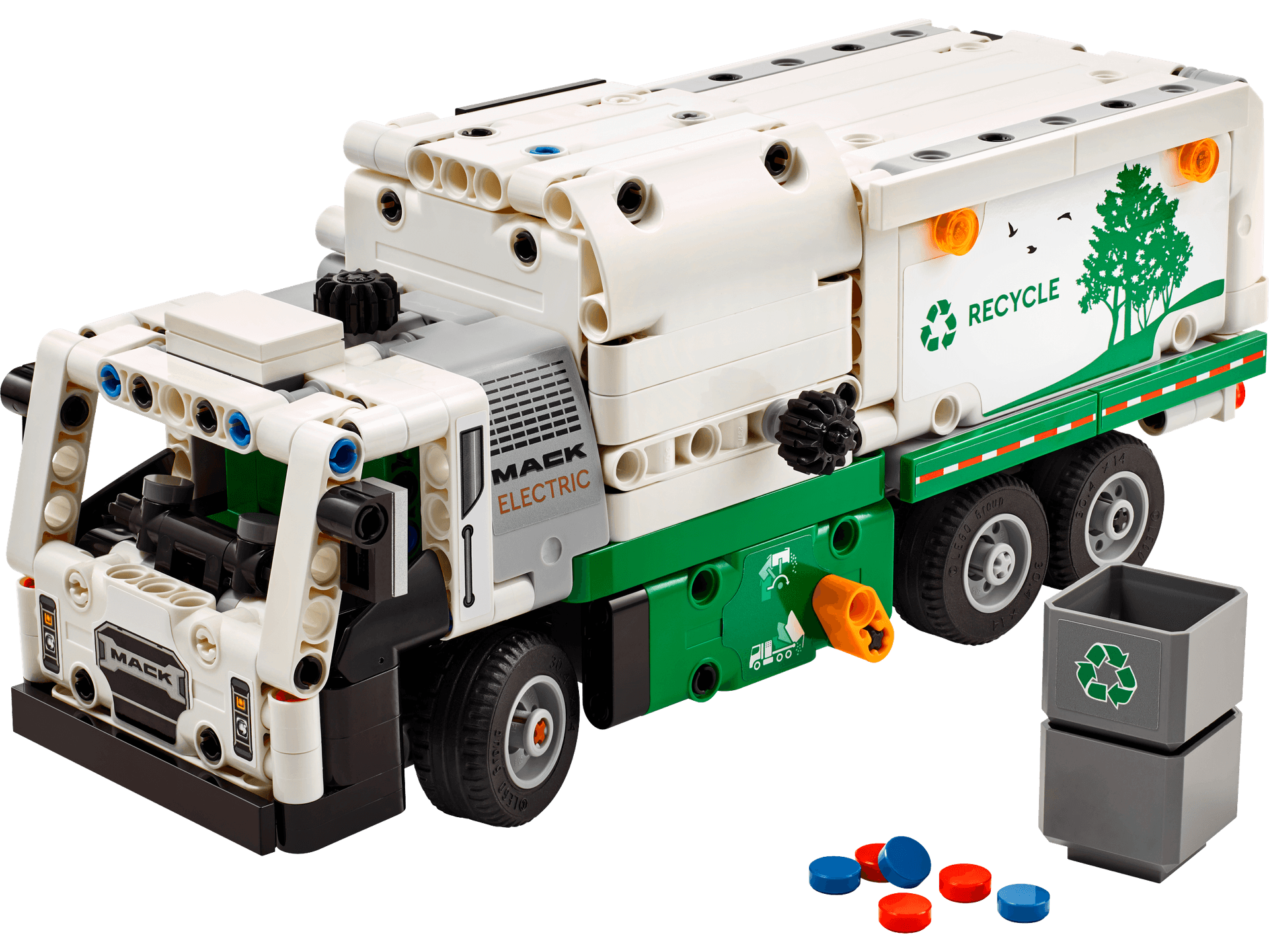 Mack LR Electric Garbage Truck collectible