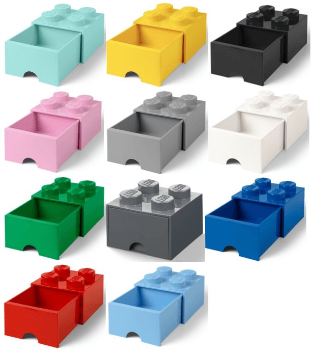 Storage Brick Drawer 2 x 2 (All Colors) collectible