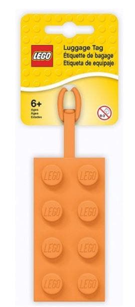 Orange Brick Luggage Tag collectible