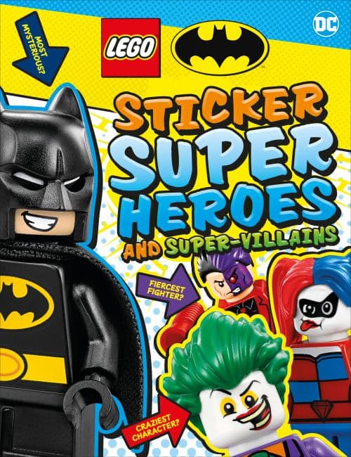 DC Comics Super Heroes: Batman: Sticker Super Heroes and Super-Villains collectible